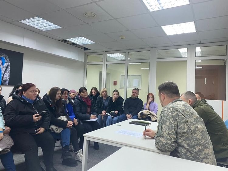 У Штабі відбулася зустріч з родичами полонених бійців «Азов»